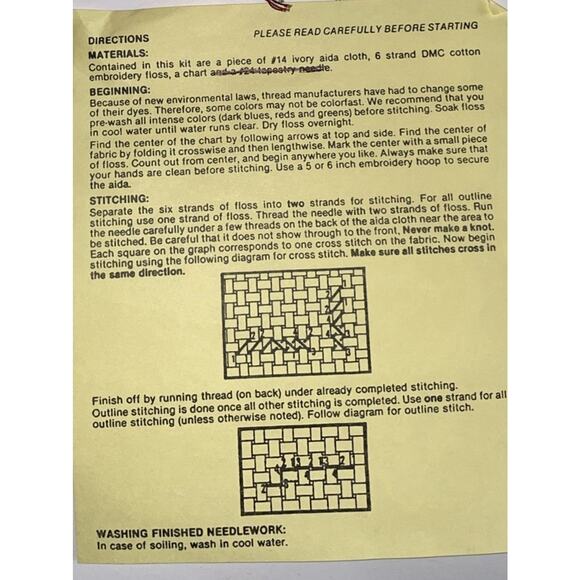 Jeremiah Junction SERENITY PRAYER Cross Stitch JL116 1991 Cross Stitch Kit READ - Picture 8 of 9